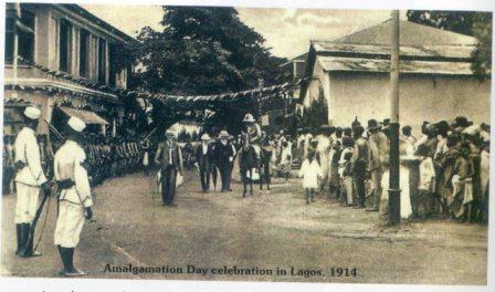 Amalgamation Day Celebration in Lagos 1914
