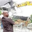 Wike makes good his threat, demolishes hotels Photo