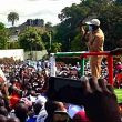 Oshiomhole Addressing a Rally at Iyamho Photo