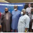 Ize-Iyamu with representatives of the Believers' Forum Photo
