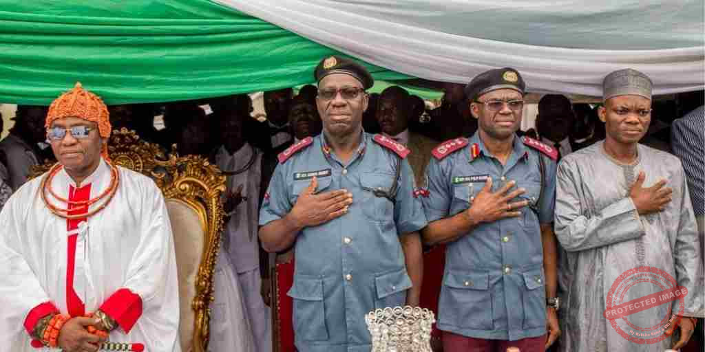 Oba Ewuare, Obaseki, Shaibu and Osagie Photo