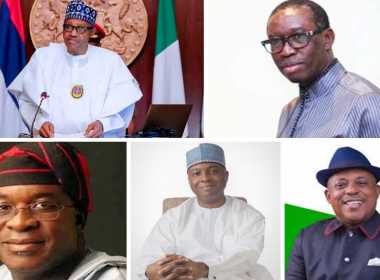 Buhari, Okowa, Secondus, Obi,