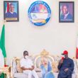 Godwin Obaseki visit to Ifeanyi Arthur Okowa photo