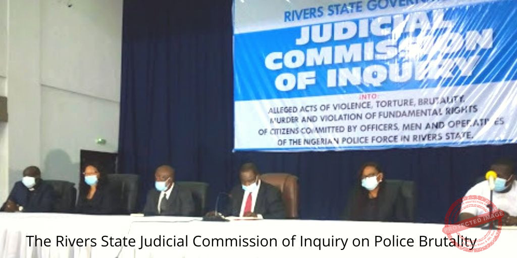 The Rivers State Judicial Commission of Inquiry on Police Brutality Photo