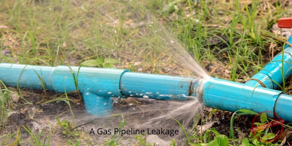 A Gas Pipeline Leakage Photo