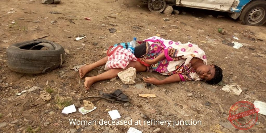 Woman deceased at refinery junction Photo