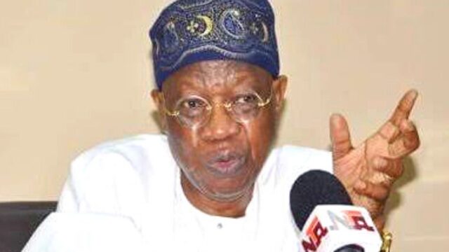 Lai Mohammed, minister of information and culture