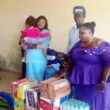 From L-R Mrs Kemi Elebute Halle with her daughter, Chief Olufemi Eponlolaye, National Co-Ordinator, Dominion Group and Mrs Olayinka Ajayi, Matron, Erelu Angela Adebayo Children's Home, Iyin-Ekiti.