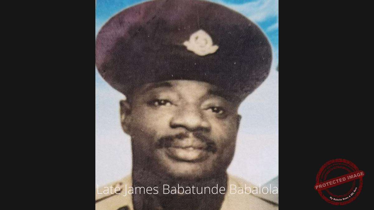 Late James Babatunde Babalola Photo