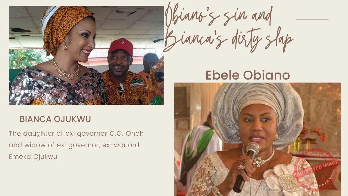 Bianca Ojukwu and ebele obiano