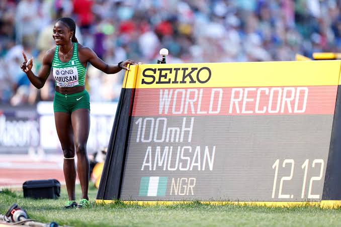 Tobi Amusan Breaks World Record in Athletics Championship