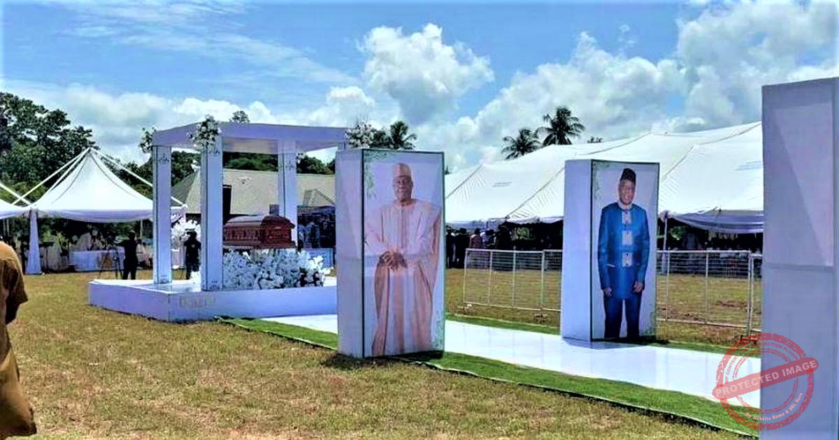 Dokpesi's funeral
