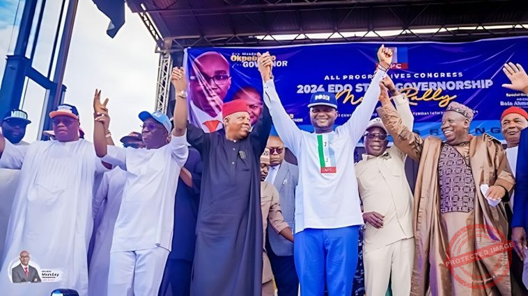 Edo Elections: VP Shettima Leads APC Delegation to Benin for Royal Blessing Ahead of Major Rally
