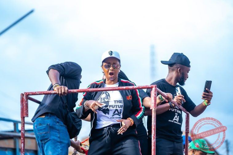 Edo Decides: Ifeyinwa Ighodalo Hits the Streets with Powerful Roadshow, Rallies Voters for Crucial Election