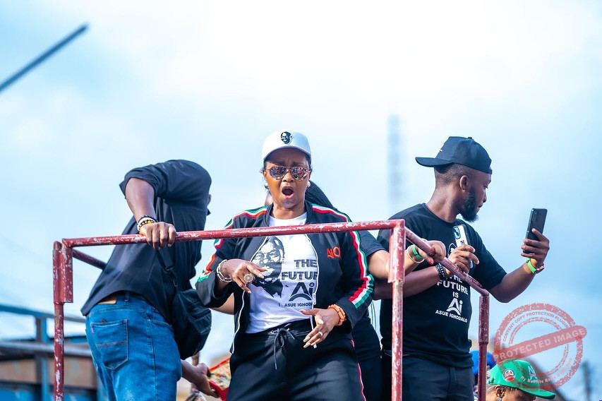 Edo Decides: Ifeyinwa Ighodalo Hits the Streets with Powerful Roadshow, Rallies Voters for Crucial Election
