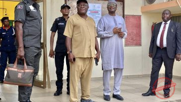 Mahmood Yakubu INEC Chairman Arrived in Benin