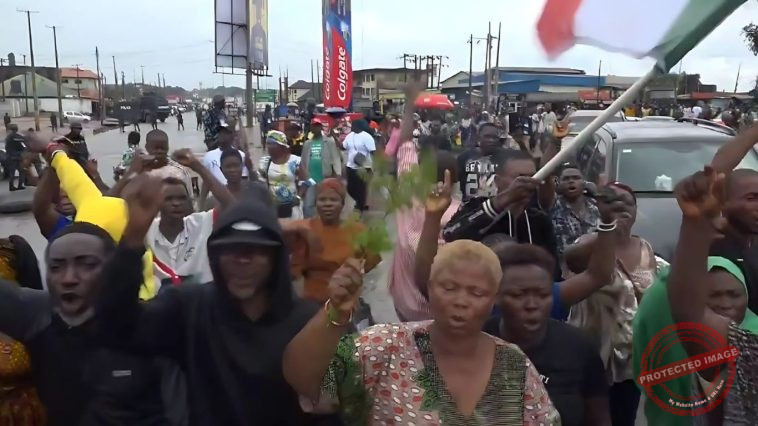 Give Us Back Our Mandate, Protesting PDP Women Demand from INEC