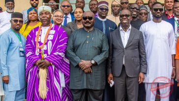Obaseki at Commissioning of College of Agriculture