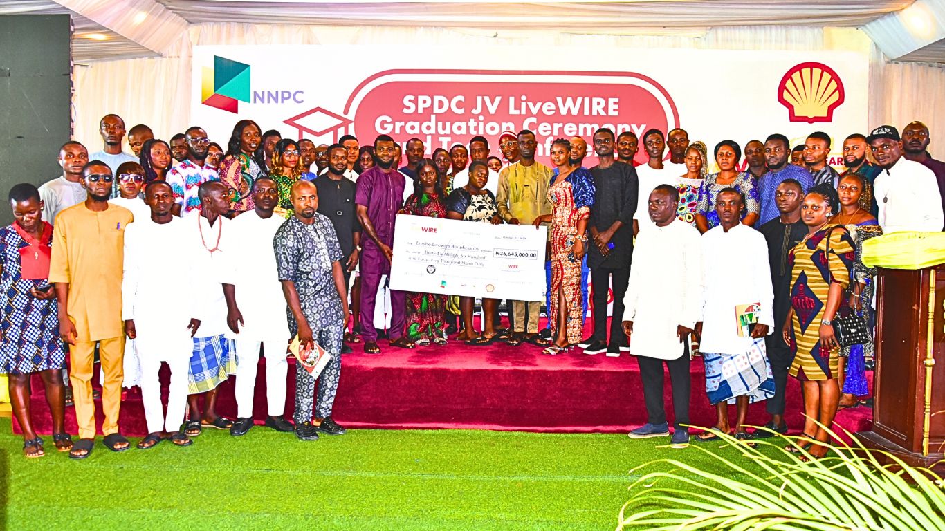 SPDC Trains 9,000 Niger Delta Youths In Entrepreneurship Under Its LiveWIRE programme