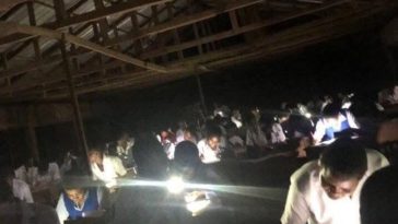 WAEC Vigil?: Outrage as Nigerian Students Sit for Exams by Phone Torch at 10 pm