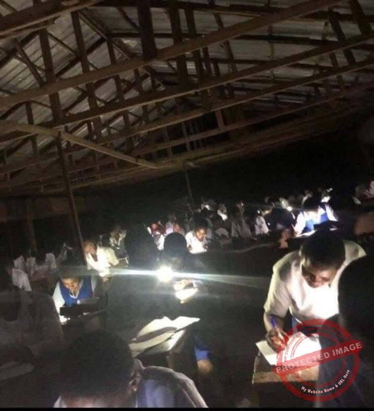 WAEC Vigil?: Outrage as Nigerian Students Sit for Exams by Phone Torch at 10 pm
