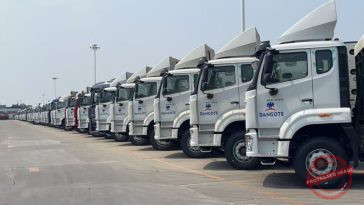 Dangote's 4000 CNG Trucks