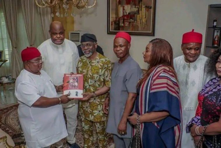 Femi Gbajabiamila, was spotted visiting the Chisco Chairman at his Ikoyi home just weeks after the trip