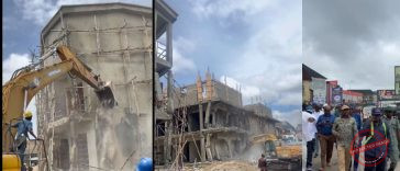 Tight Security as Lagos Government Moves Against Illegal Structures at Trade Fair Complex