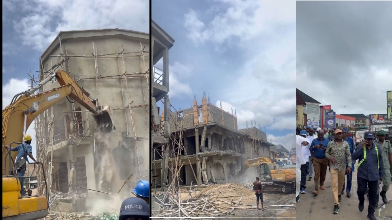 Tight Security as Lagos Government Moves Against Illegal Structures at Trade Fair Complex