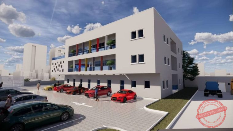 the Admin. Building for Truck Hub