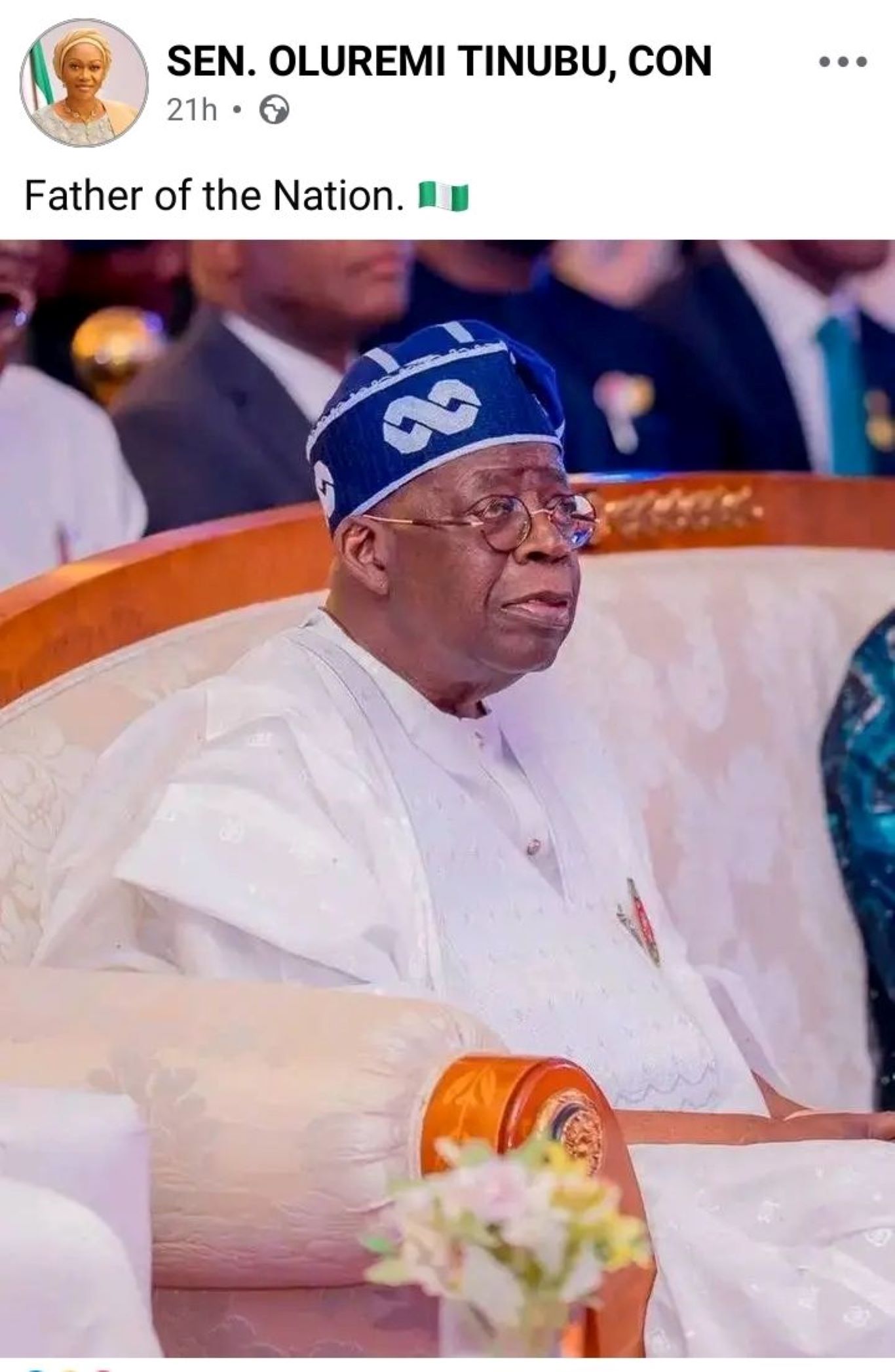 “Father of Taxes and Borrowing!”: Social Media Erupts After First Lady Oluremi Tinubu Labels President “Father of the Nation”